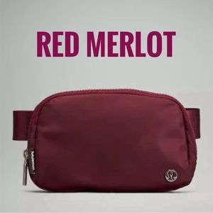 NWT Everywhere Belt Bag 1L RDMR Red Merlot